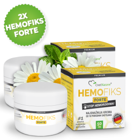 2x Hemofiks Forte 50 ml - najsnažnija mast za hemoroide
